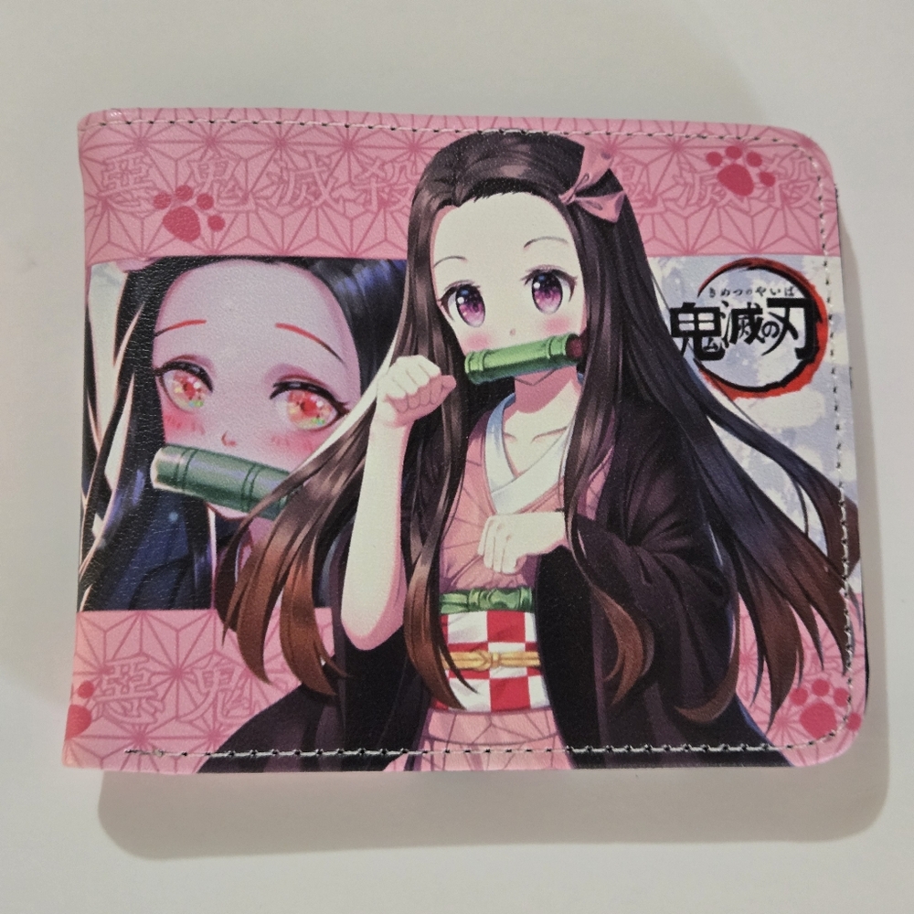 🍒🍒 Anime Demon Slayer: Nezuko Pink Wallet